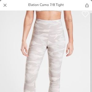 Athleta Elation Camo 7/8